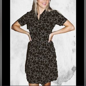NWTS Halloween Cakeworthy MEDIUM DISNEY - MICKEY MOUSE SPIDERWEB DRESS women’s